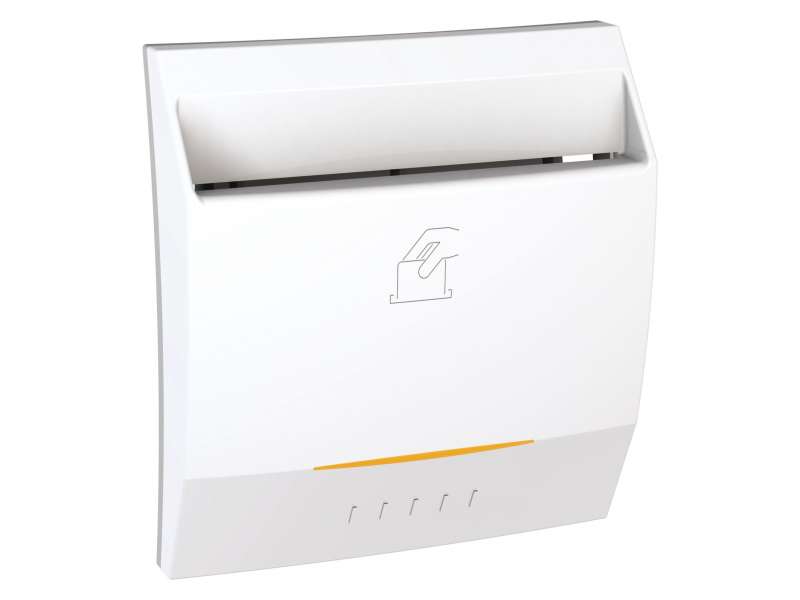 Schneider Electric Unica - kartični prekidač - 10 A - 230 VAC - 2 m - beli;MGU3.283.18