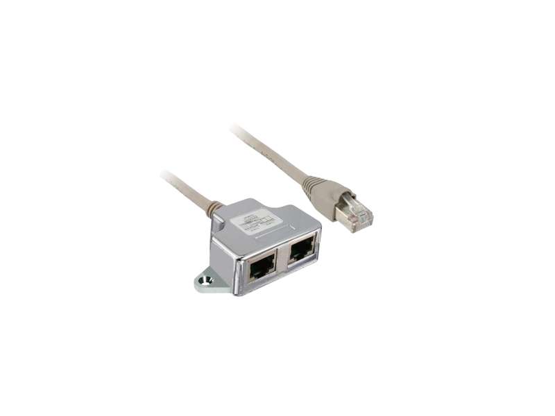Schneider Electric Modbus “T” otcep - 1 x RJ45 muški i 2 x RJ45 ženski - kabl 0.3 m;VW3A8306TF03