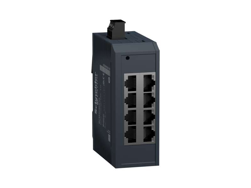 Schneider Electric Modicon standardni neupravljani prekidač - 8 bakarnih portova; MCSESU083FN0