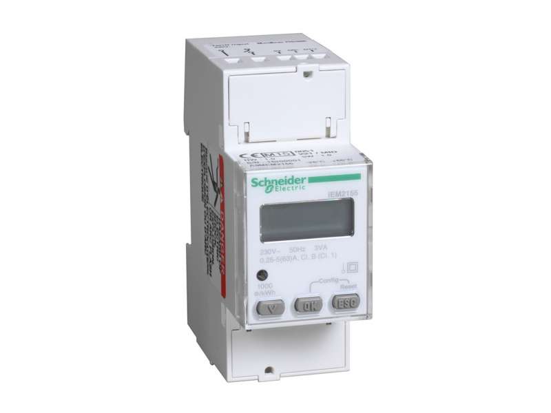 Schneider Electric Modularni monofazni multimetar iEM2155 - 230V - 63A - Modbus - MID