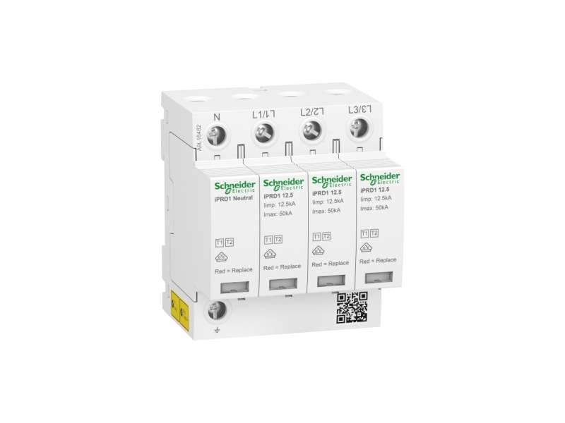 Schneider Electric Modularni odvodnik prenapona, Acti9 iPRD1 12.5, 3 P+N, 350 V, sa daljinskim prenosom