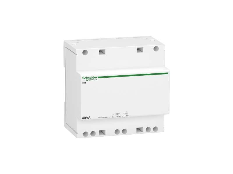 Schneider Electric Modularni sigurnosni transformator iTR - 230 V 50..60 Hz -izlaz 12..24 V - 40 VA; A9A15220