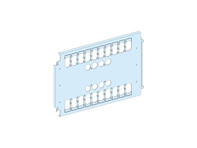 Schneider Electric Montažna ploča 4 Vigi NSX/CVS 250 vertik.,fiksni zakretna/prod. ručica Prisma P; LVS03422