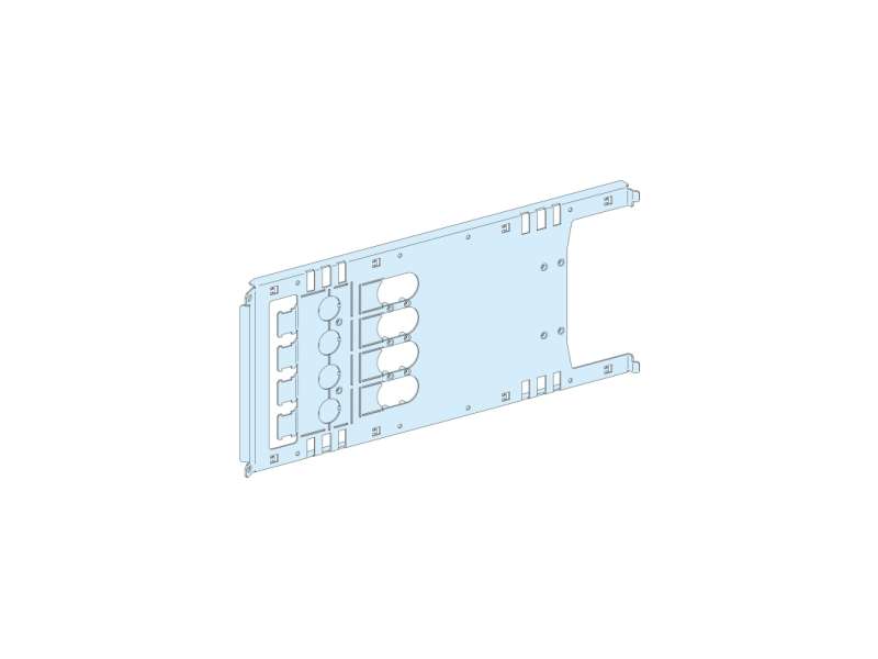 Schneider Electric Montažna ploča Vigi NSX/CVS ručica/zakretna/motor - 4P 630A horizontalni Š650; LVS03454