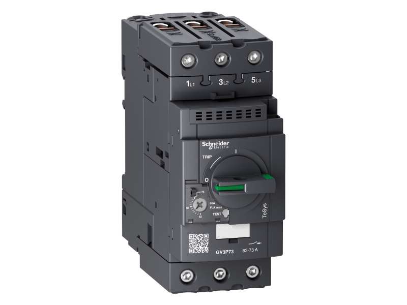 Schneider Electric Motor Prekidač, TeSys GV3, 3P, 62-73 A, termomagnetna zaštita, EverLink priključci; GV3P73