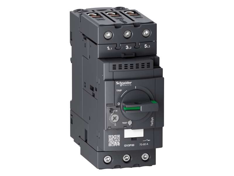 Schneider Electric Motor Prekidač, TeSys GV3, 3P, 70-80 A, termomagnetna zaštita, EverLink priključci; GV3P80