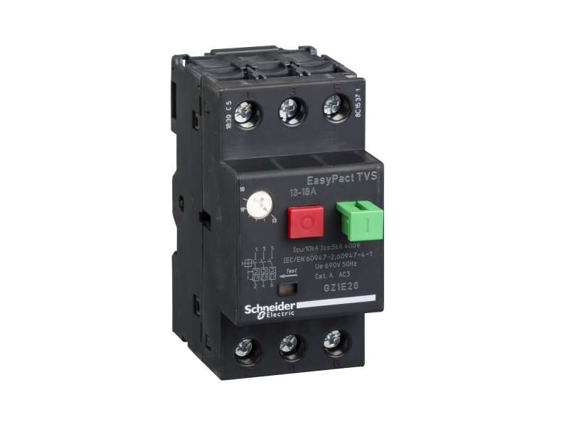 Schneider Electric Motorni prekidač GZ1 - 3P 3d - 13..18A - termomagnetna zaštitna jedinica; GZ1E20