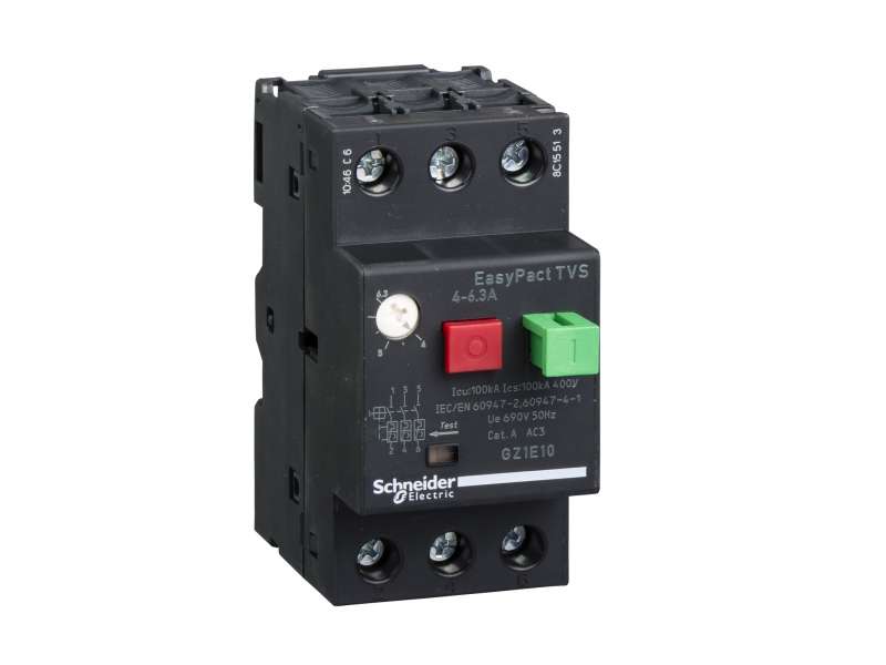 Schneider Electric Motorni prekidač GZ1 - 3P 3d - 4..6.3A - termomagnetna zaštitna jedinica; GZ1E10