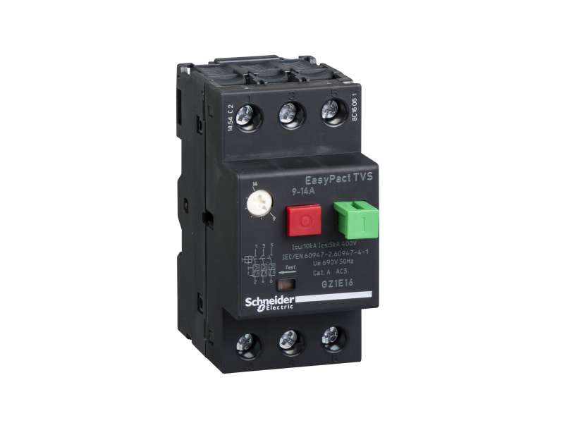 Schneider Electric Motorni prekidač GZ1 - 3P 3d - 9..14A - termomagnetna zaštitna jedinica; GZ1E16