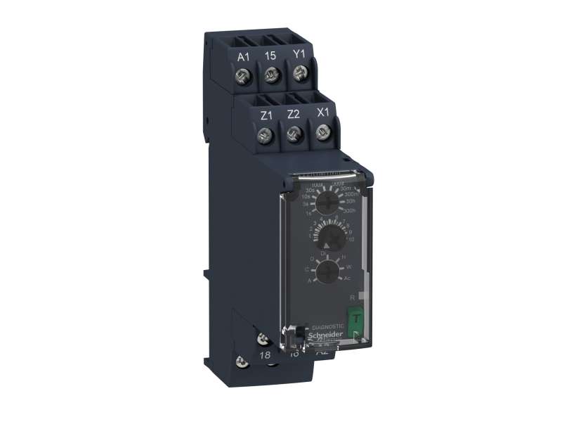 Schneider Electric Multifunkcijski vremenski relej - 0.05s…300h - 24…240V AC/DC - 1C/O;RE22R1MYMR