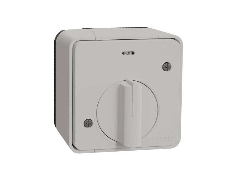 Schneider Electric Mureva Styl - mehanički vremenski prekidač - nadgradni - beli;MUR39067