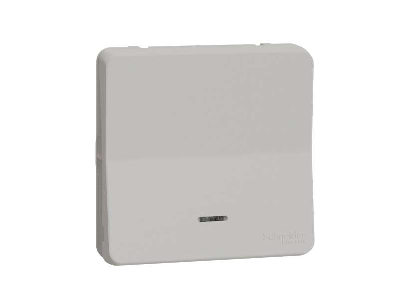 Schneider Electric Mureva Styl - naizmenični prekidač sa LED lampicom nadgradni i ugradni - beli;MUR39024