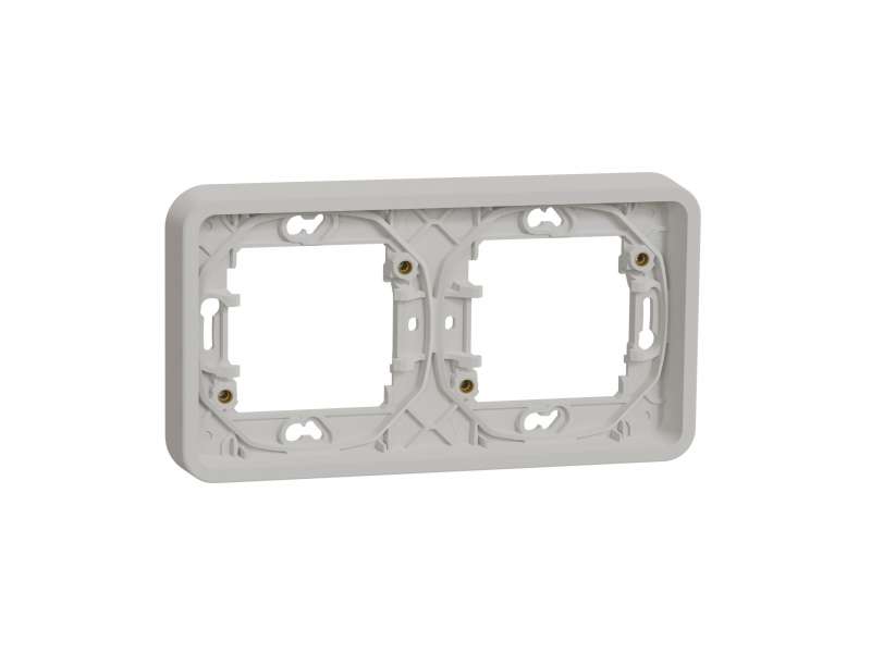 Schneider Electric Mureva Styl - noseći ram - dvostruki - horizontalni - beli;MUR39101