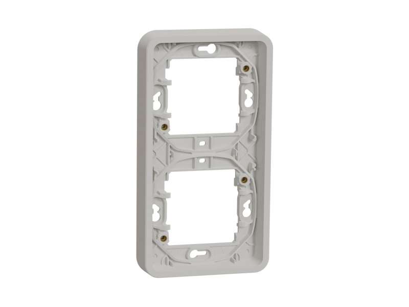 Schneider Electric Mureva Styl - noseći ram - dvostruki - vertikalni - beli;MUR39151
