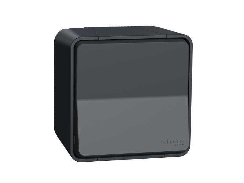Schneider Electric Mureva Styl - taster - nadgradni - sivi;MUR35026