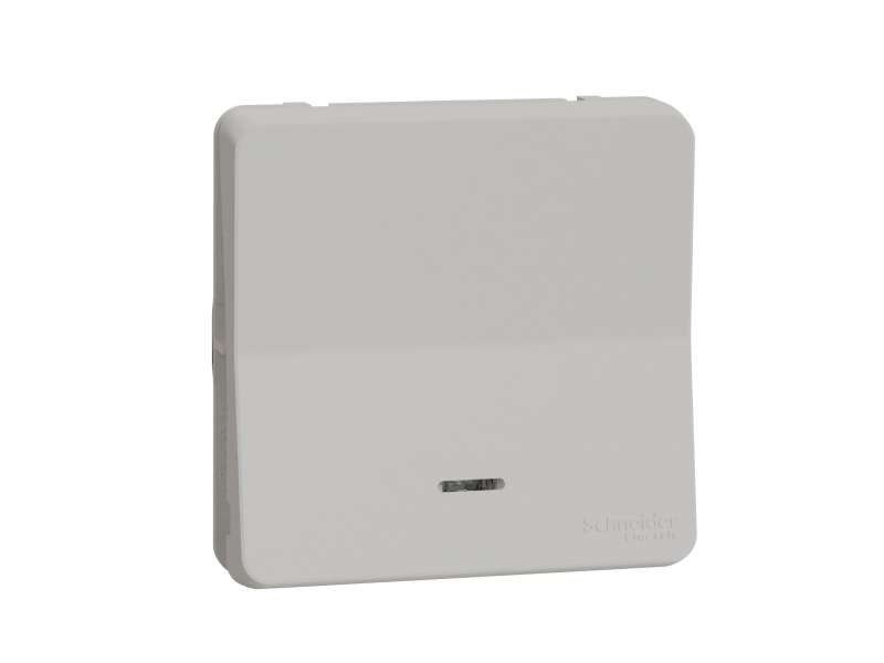 Schneider Electric Mureva Styl - taster sa LED lampicom nadgradni i ugradni - beli;MUR39127