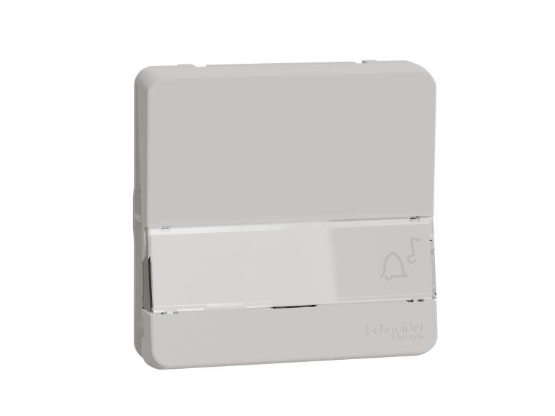 Schneider Electric Mureva Styl - taster sa nosačem oznake nadgradni i ugradni - beli;MUR39129