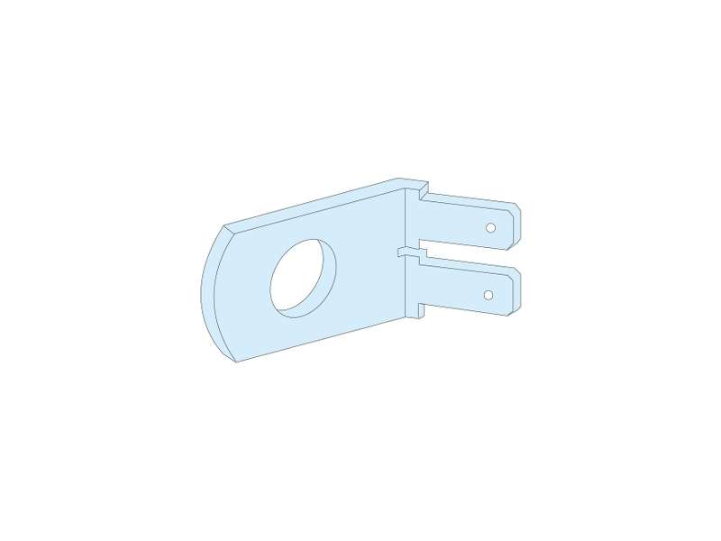 Schneider Electric Naponski otcep, Linergy sabirnice, M10 pričvršćivanje vijkom, sa 2 umetka 6.35 mm, set od 20; LVS04229
