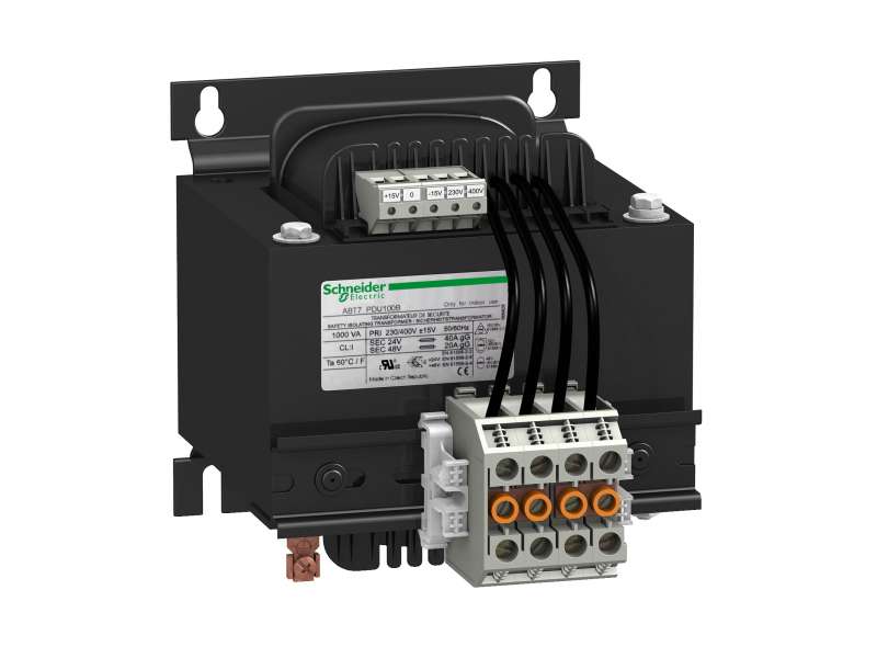 Schneider Electric Naponski transformator - 230..400 V - 2 x 24 V - 1 KVA;ABT7PDU100B