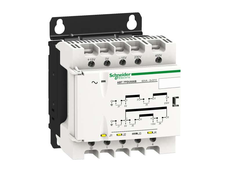 Schneider Electric Naponski transformator - 230..400 V - 2 x 24 V - 100 VA;ABT7PDU010B