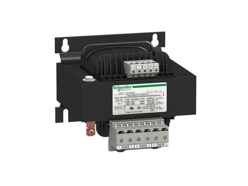 Schneider Electric Naponski transformator - 230..400 V - 2 x 24 V - 250 VA;ABT7PDU063B