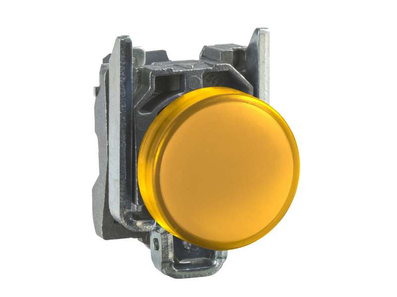 Schneider Electric Narandžasta kompl. signalna lampica Ø22 ravna sočiva sa integrisanim LED 24V;XB4BVB5