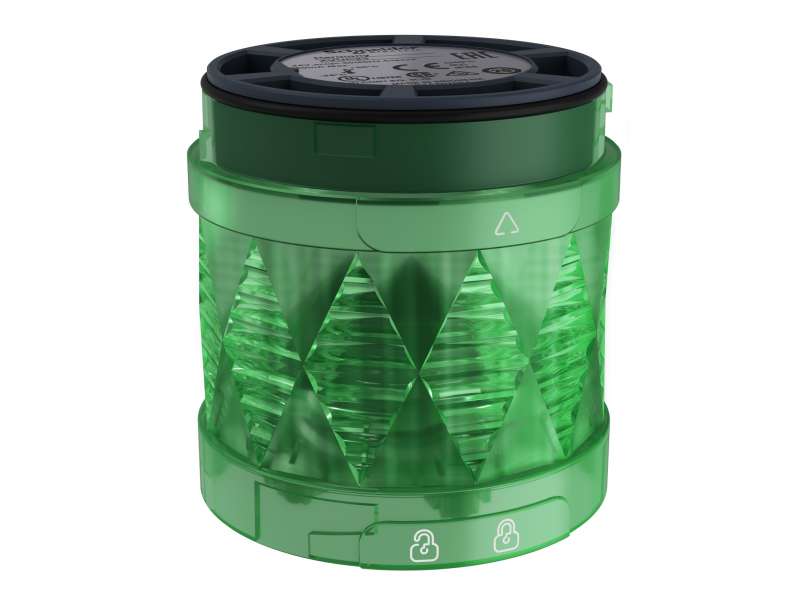 Schneider Electric Ø 60 mm svetleća LED jedinica - trajno osvetljenje - zelena - IP65 - 24 V AC/DC ; XVUC23