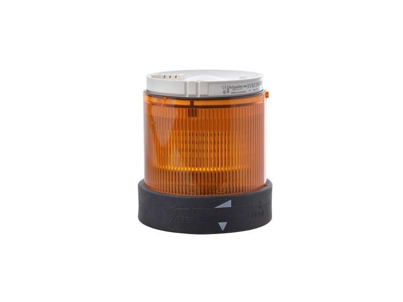 Schneider Electric Ø 70 mm svetleća jedinica - trepćuća - narandžasta - IP65 - 24 V;XVBC5B5