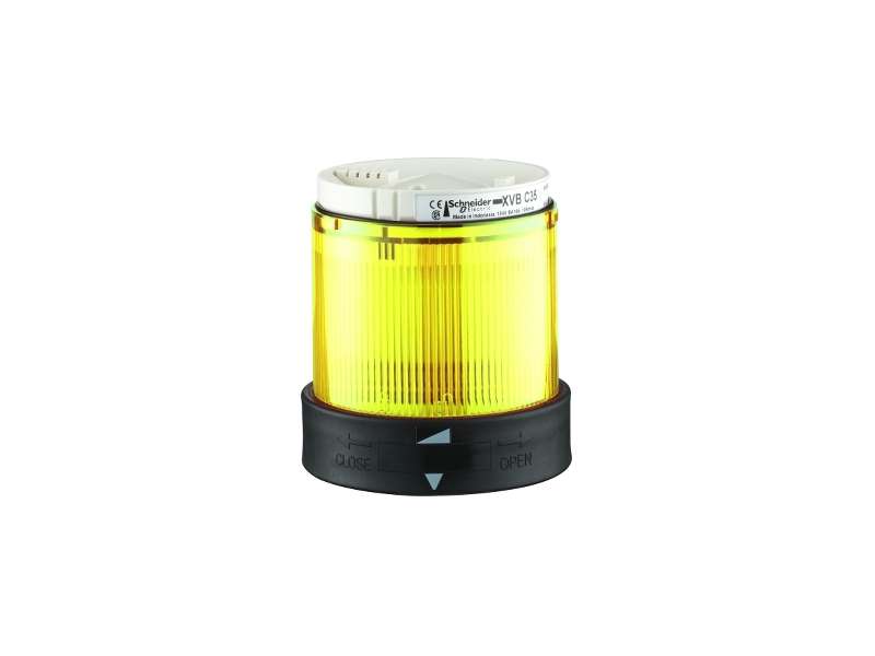 Schneider Electric Ø 70 mm svetleća jedinica - trepćuća - žuta - IP65 - 24 V;XVBC5B8