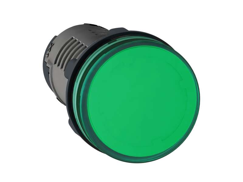 Schneider Electric Okrugla signalna lampica Ø 22 - green - integral LED - 110 V DC - screw clamp terminals;XA2EVFD3LC