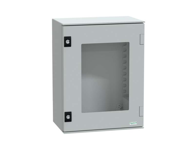 Schneider Electric Orman za montažu na zid poliesterski IP66 V430xŠ330xD200mm providna vrata;NSYPLM43TG