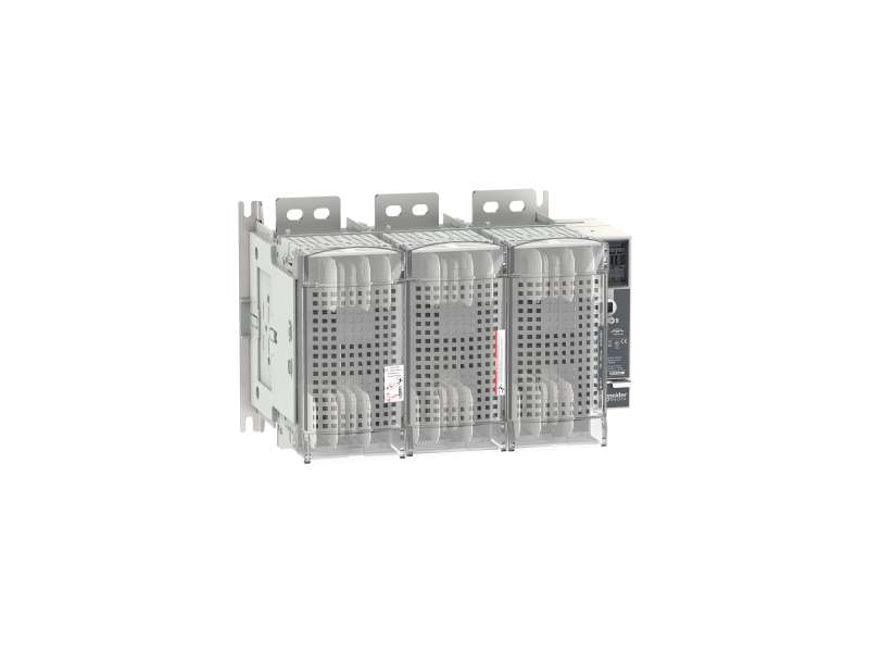 Schneider Electric Osigurač rastavljača prekidača, FuPacT GSD1250, 1250 A, 3 pola, tip osigurača DIN NH4, prednja i desna bočna kontrola;LV481473
