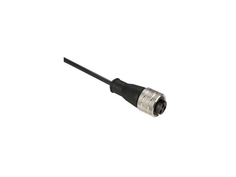 Schneider Electric Ožičen konektor XZ - ravni ženski - 7/8''16 UN - 3-pinski - kabl PUR 5m;XZCP1662L5