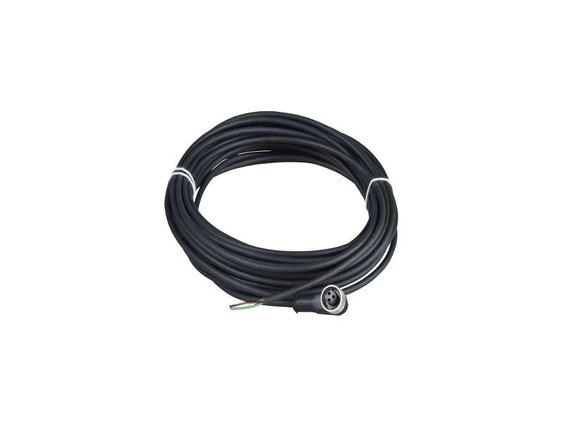 Schneider Electric Ožičen konektor XZ - ženski zglobni - 1/2''20 UNF - 3-pinski - kabl PUR 2m;XZCP1965L2