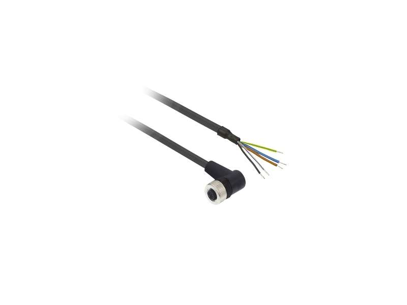 Schneider Electric Ožičen konektor XZ - ženski zglobni - M12 - 5-pinski - kabl PUR 5m;XZCP1264L5