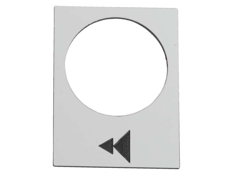Schneider Electric Oznaka - 30 x 40 mm - bela - dizanje ili nadesno, sporo-brzo; zb2by4903