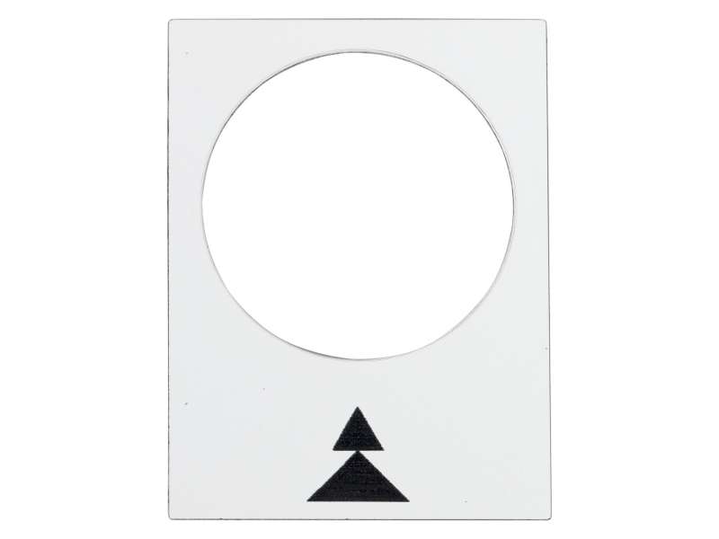 Schneider Electric Oznaka - 30 x 40 mm - bela - nadesno, sporo-brzo; zb2by4909