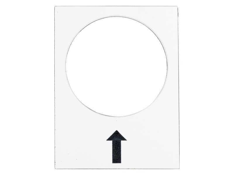 Schneider Electric Oznaka - 30 x 40 mm - bela - nadesno, sporo; zb2by4907
