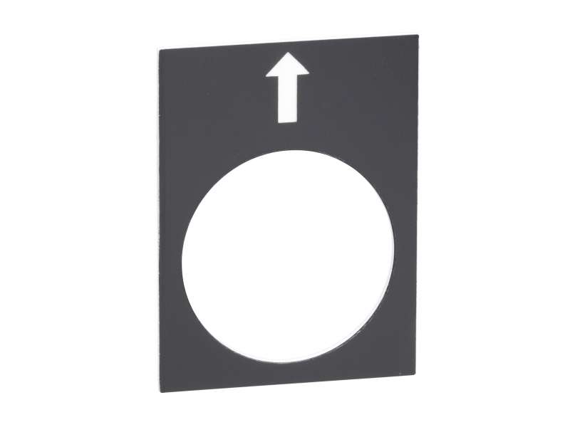 Schneider Electric Oznaka - 30 x 40 mm - crna - nalevo, sporo; zb2by2910