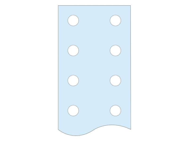 Schneider Electric PE vertikalna sabirnica sa otvorima 25x5 L1675 Linergy TB; LVS04512
