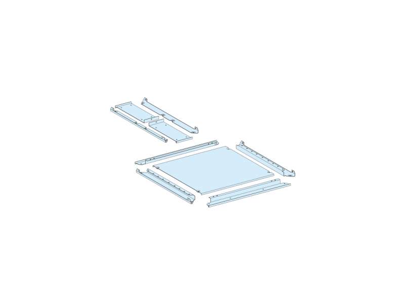 Schneider Electric Plain gland plate, PrismaSeT P, IP55, for enclosure W 650+150mm D 600mm; LVS08687