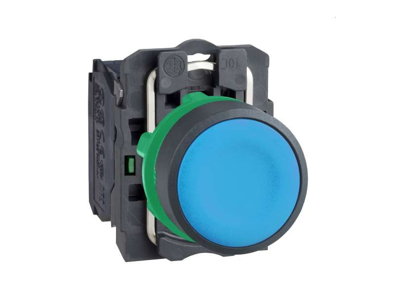 Schneider Electric Plavi kompletni udubljeni taster Ø22 sa povratkom 1NO neobeleženo;XB5AA61