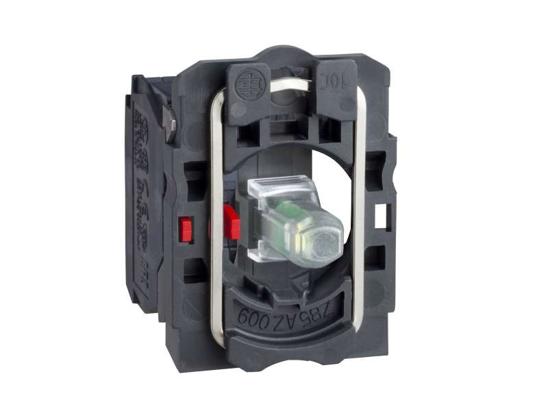 Schneider Electric Plavi svetleći blok sa telom/ramom za fiksiranje sa integrisanim LED 24V 1NC;ZB5AW0B62