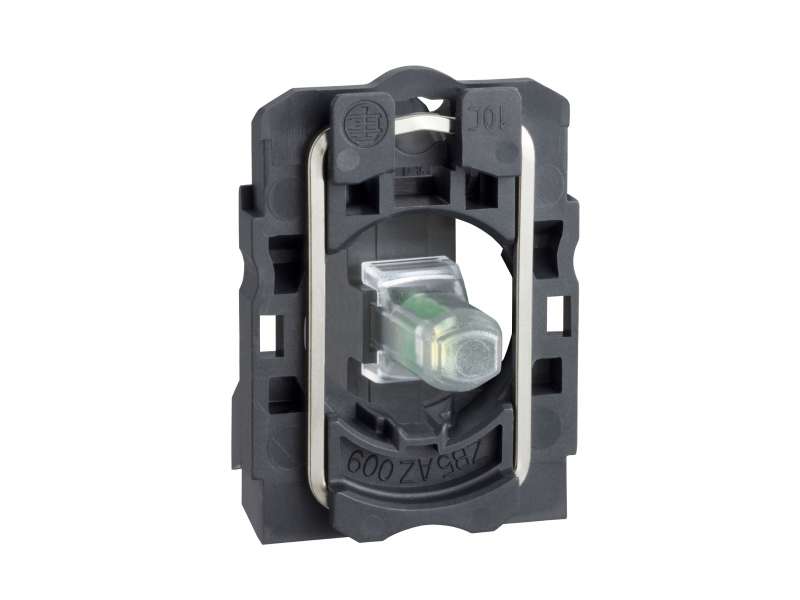 Schneider Electric Plavi svetlosni blok sa montažnim ramom - integrisan LED 24V;ZB5AVB6