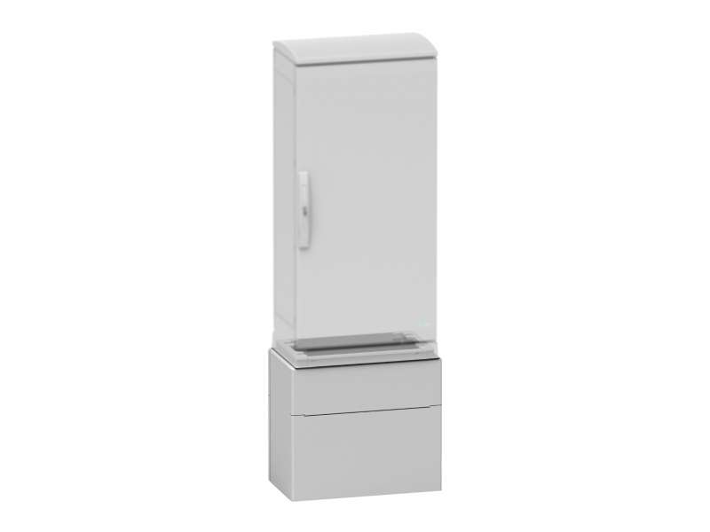Schneider Electric Poliester. ojačano podnožje za ormane PLAZ(T)53 prednji otvor IP44-IK10 RAL7035