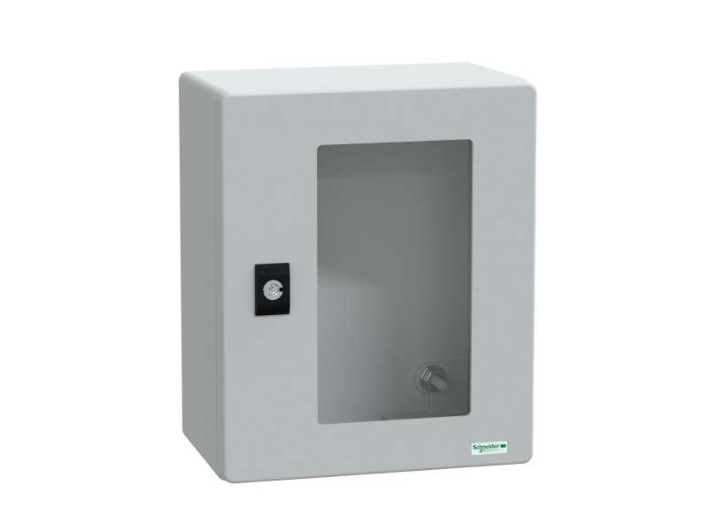 Schneider Electric Poliesterski nadzidni orman IP66 V308xŠ255xD160mm providna vrata;NSYPLM3025TG
