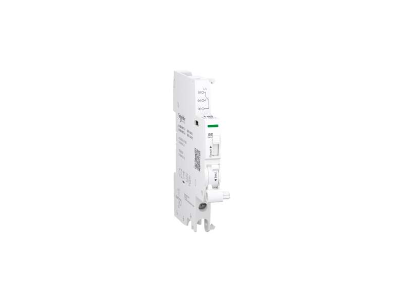 Schneider Electric Pomoćni kontakt, Acti9 A9A, iSD, 1 C/O, 2mA-100mA, 24VAC-250VAC, 24VDC-220VDC, donji priključak; A9A26917