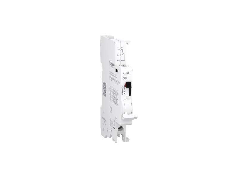 Schneider Electric Pomoćni kontakt , Acti9 A9N, SD, 1 C/O, 100mA-6A, 24-415 VAC, 24-130 VDC, priključak donji ; A9N26907