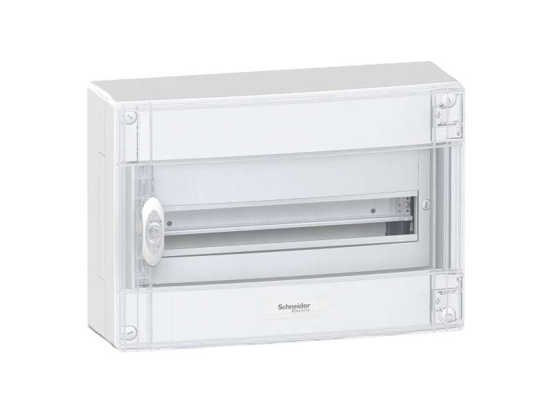 Schneider Electric Pragma nadgradni orman - IP30 - 1 x 18 modula - providna vrata; PRA29118