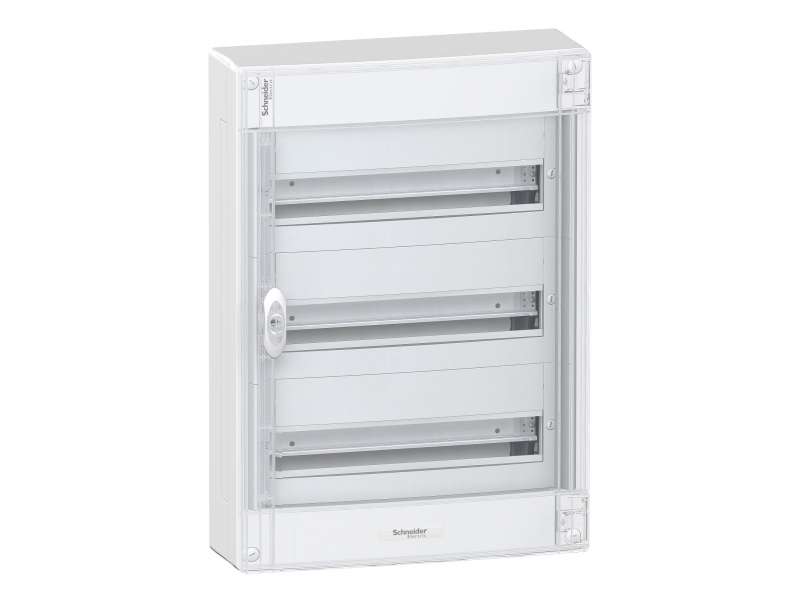 Schneider Electric Pragma nadgradni orman - IP30 - 3 x 18 modula - providna vrata; PRA29318